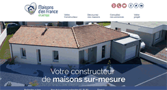Desktop Screenshot of maisons-france-atlantique.com